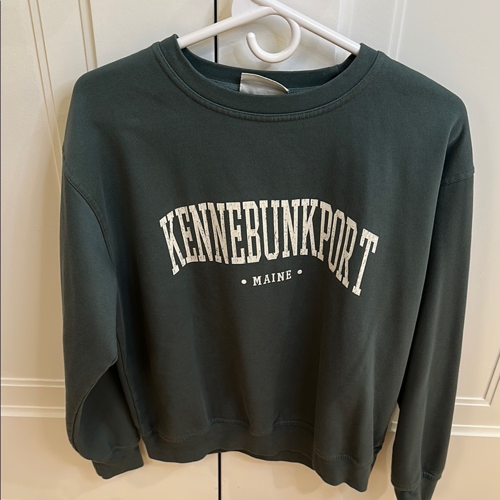 Maine Women's Crew Neck Sweater - Dark Green